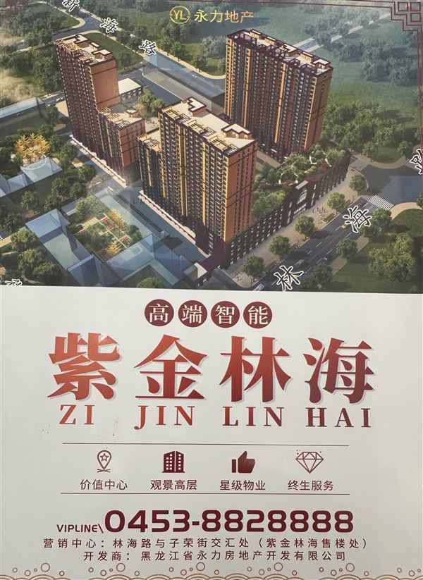 海林紫金林海售楼处招聘销售员